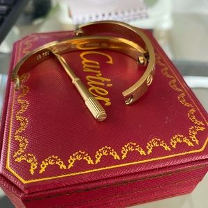 Cartier Love bracelet size 18